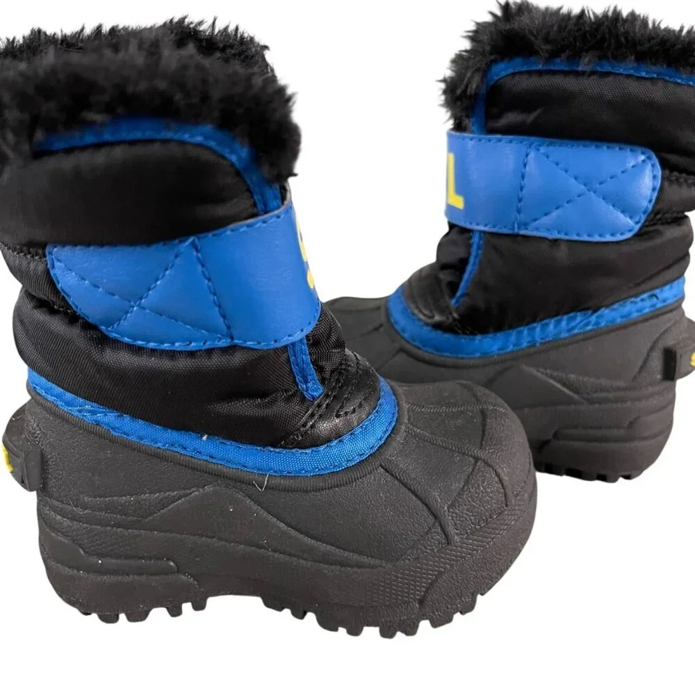 Sorel Kids Winter Snow Boots Size 5 Faux Fur Waterproof Insulated Warm
